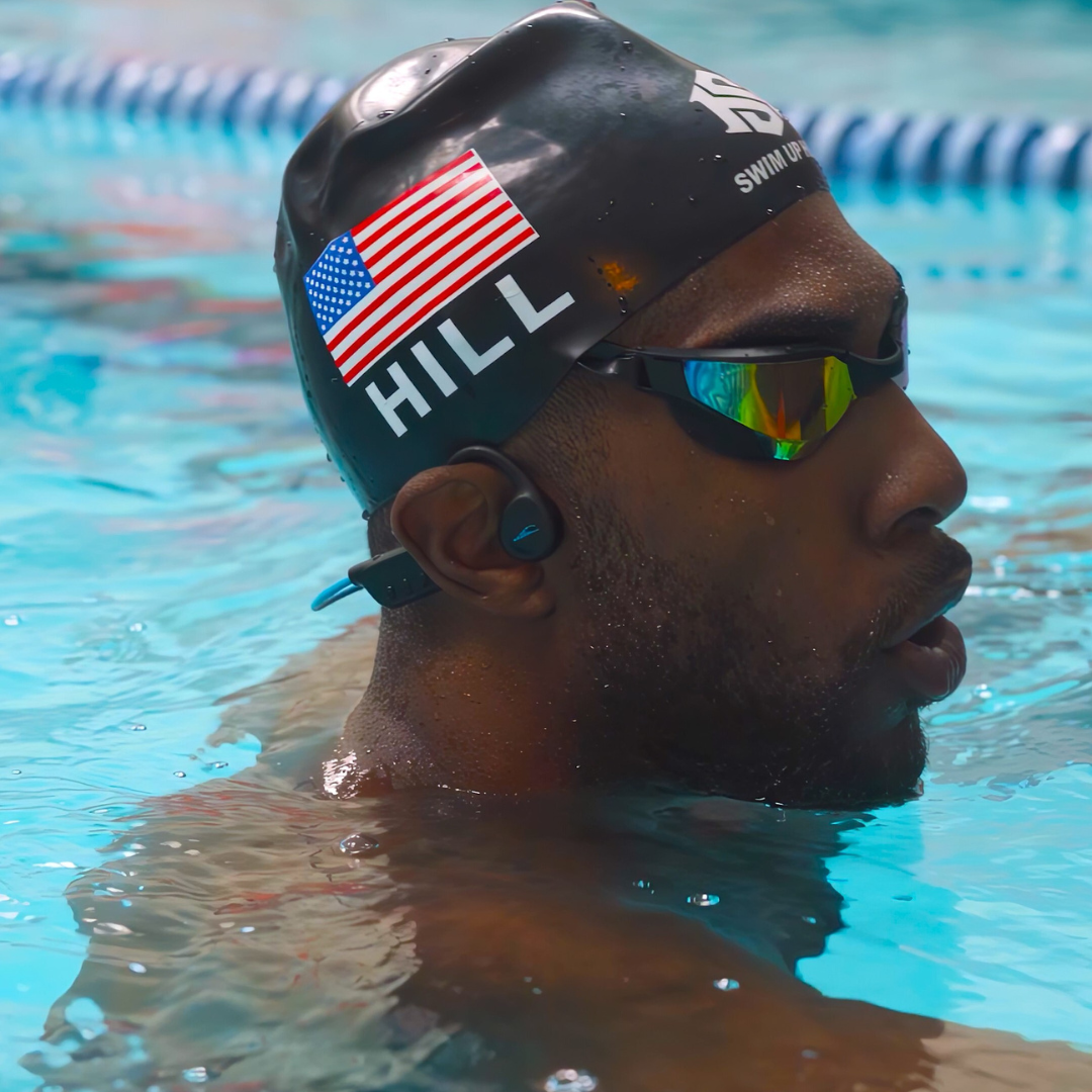 Jamal Hill Paralympian swimming with TRI 1 PRO