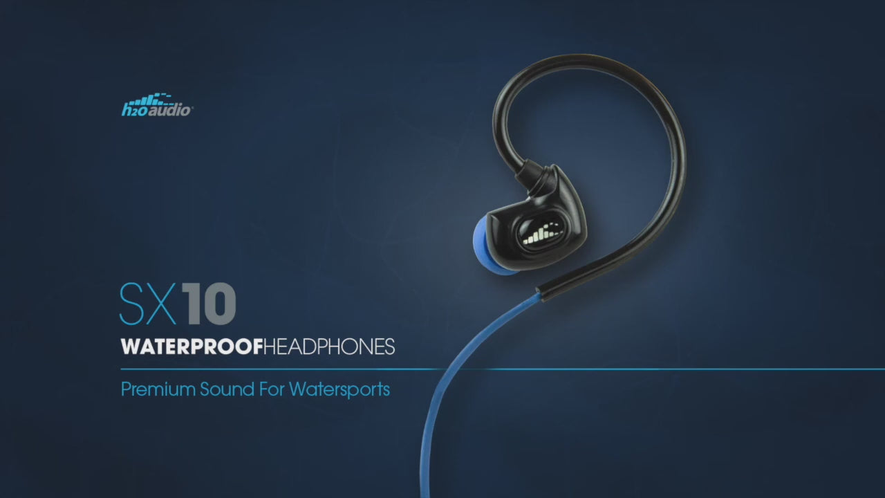 Waterproof headphones SURGE SX10 Normal Cord H2O Audio swimming