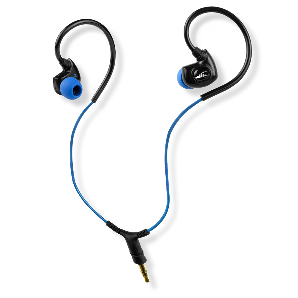 Waterproof headphones SURGE SX10 Short Cord H2O Audio swimming
