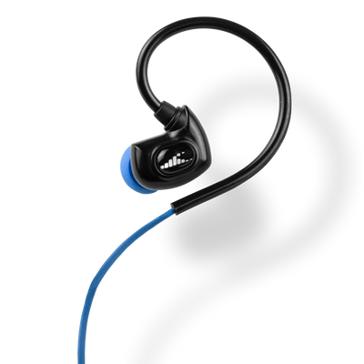 SURGE SX10-SHORT Waterproof Sport Headphones (Short Cord)