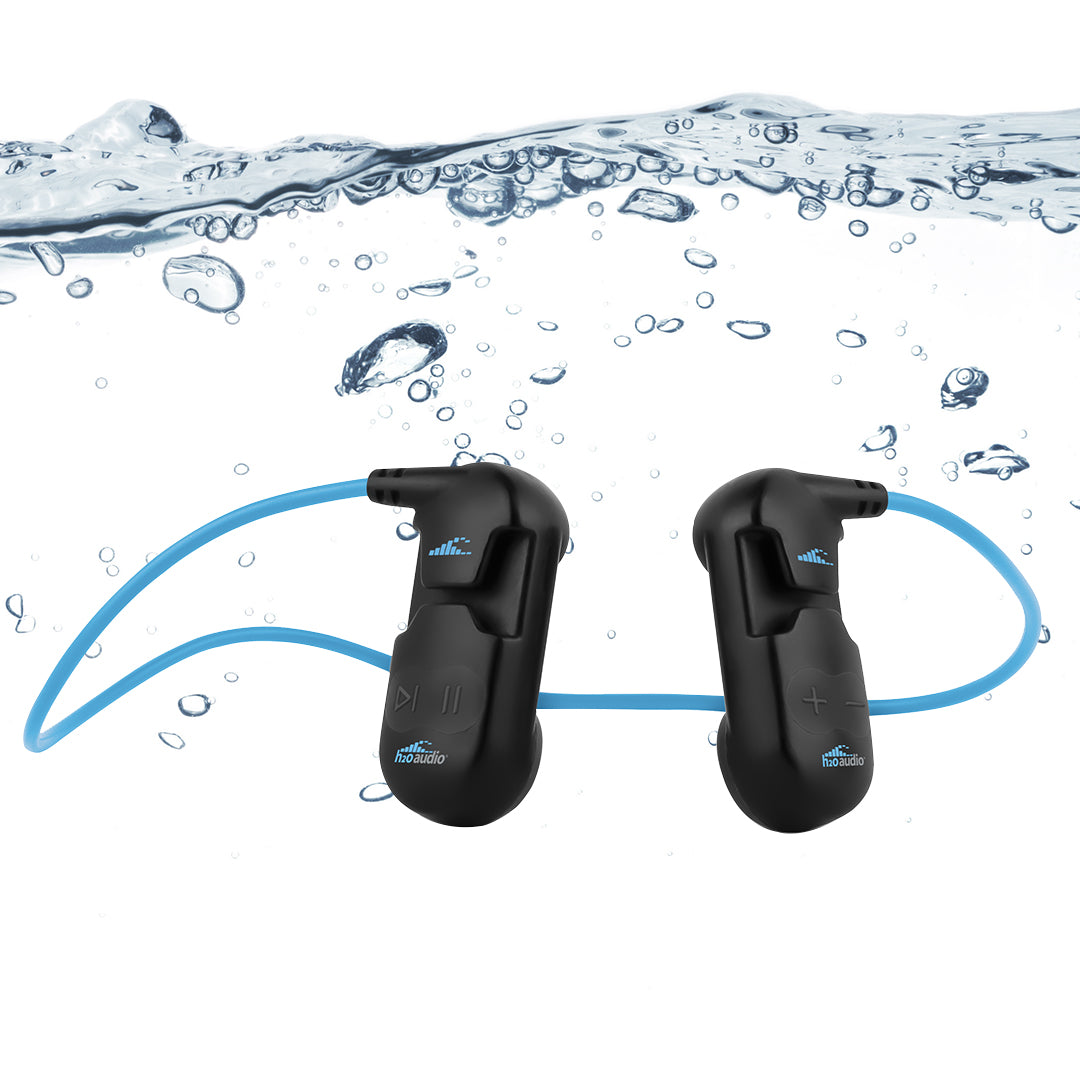  H2O Audio Sonar IPX8 - Auriculares Bluetooth de conducción ósea  con reproductor de MP3 - Auriculares inalámbricos y abiertos impermeables  para natación, actividades subacuáticas, deportes, entrenamientos :  Electrónica