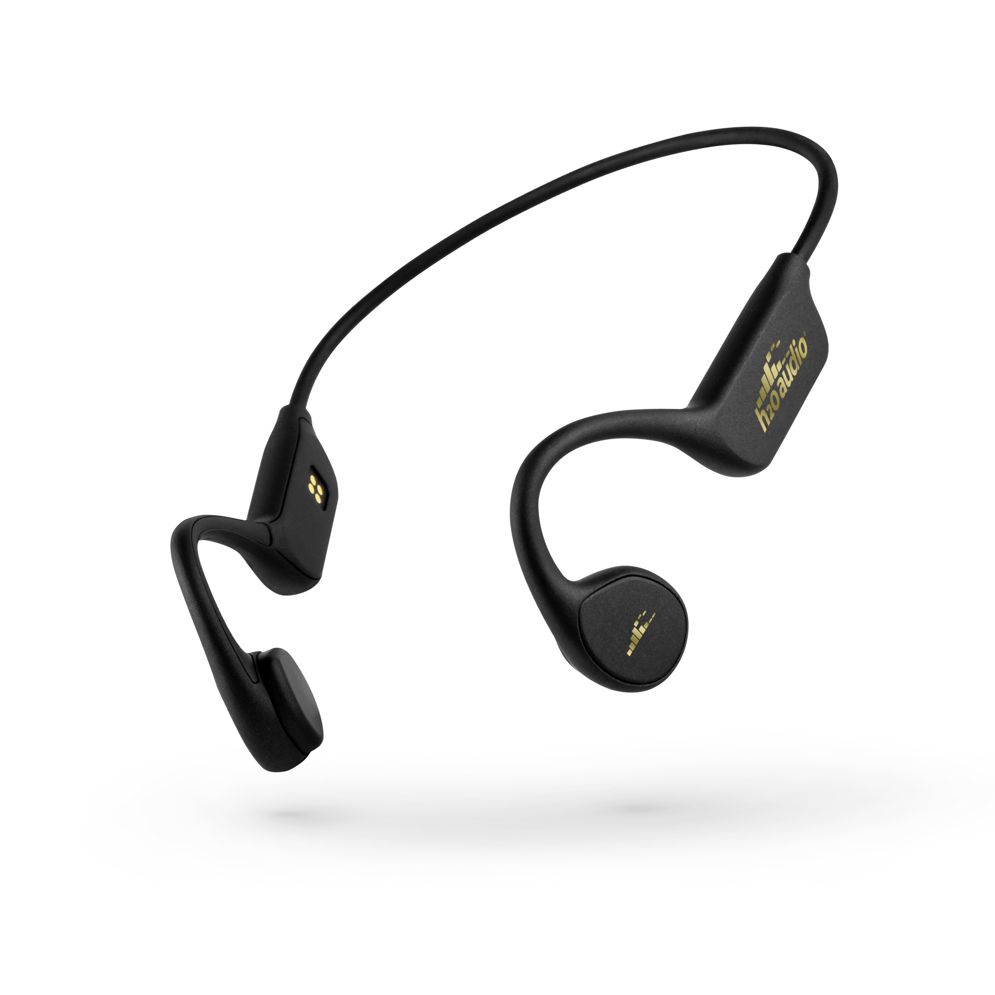 Casque Bluetooth à conduction osseuse avec lecteur MP3 - H2O Audio Sonar  IPX8 - Casque étanche sans fil à oreille ouverte pour la natation